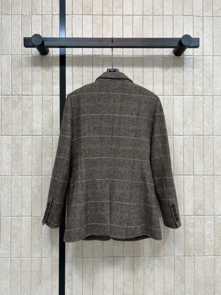 Картатий блейзер в ретро-британському стилі фото 7