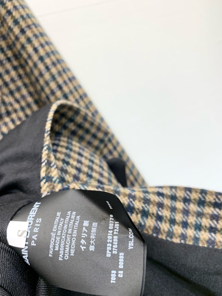 Checkered woolen blazer female фото 10