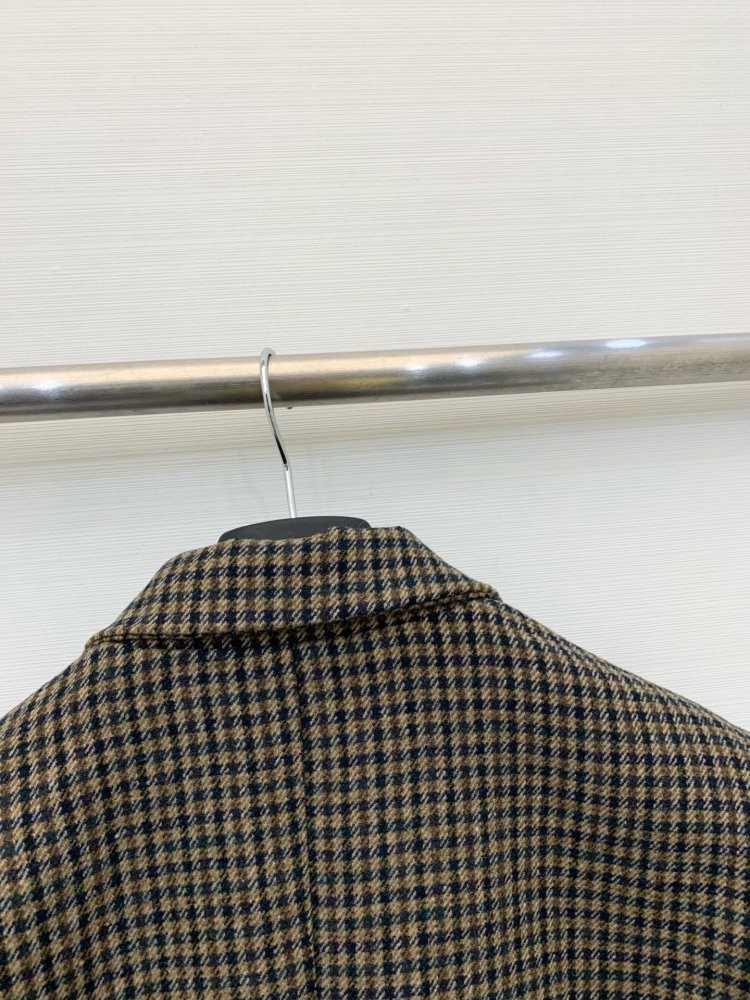 Checkered woolen blazer female фото 8