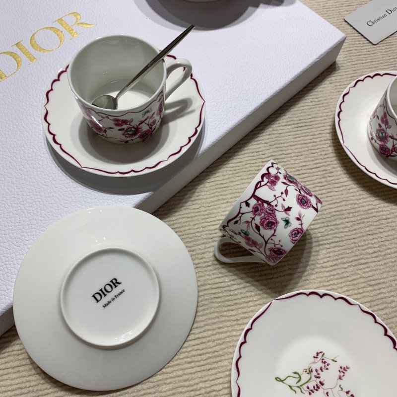 Кофейный сервиз Dior Granville из костяного фарфора на 6 персон фото 5