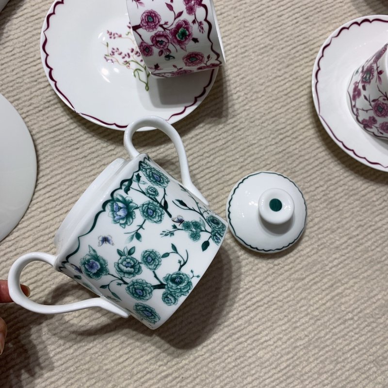 Кофейный сервиз Dior Granville из костяного фарфора на 6 персон фото 6