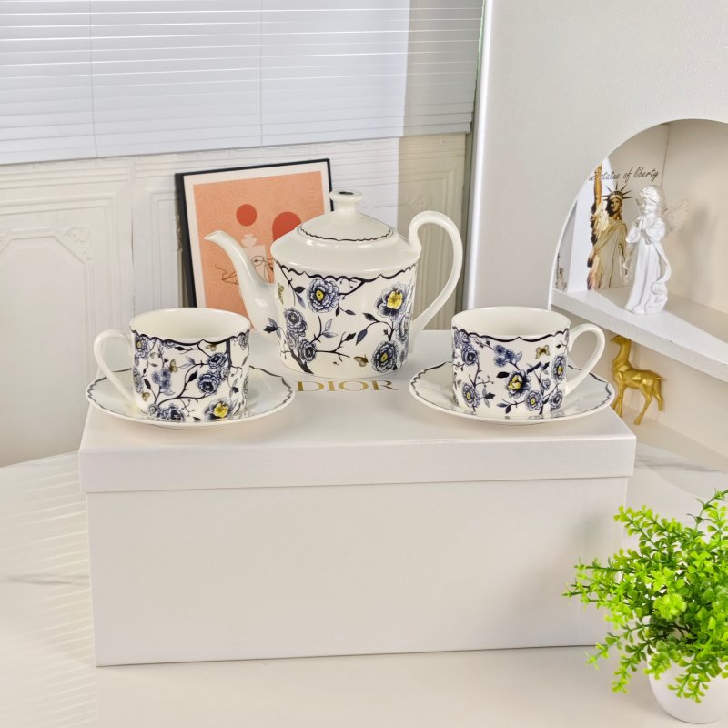 Кофейный сервиз из костяного фарфора на 2 персоны фото 3