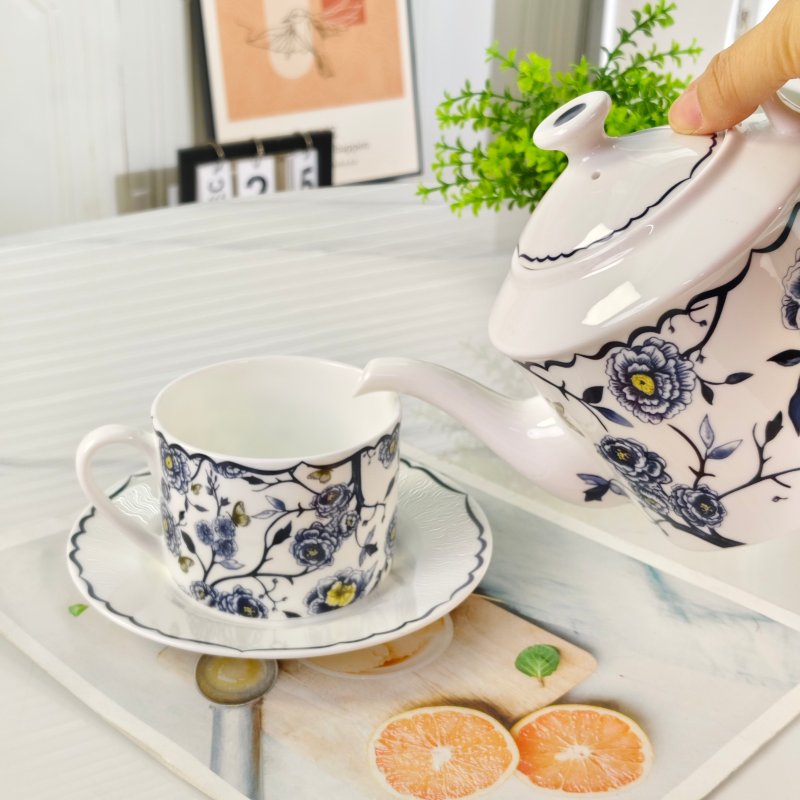 Кофейный сервиз из костяного фарфора на 2 персоны фото 6