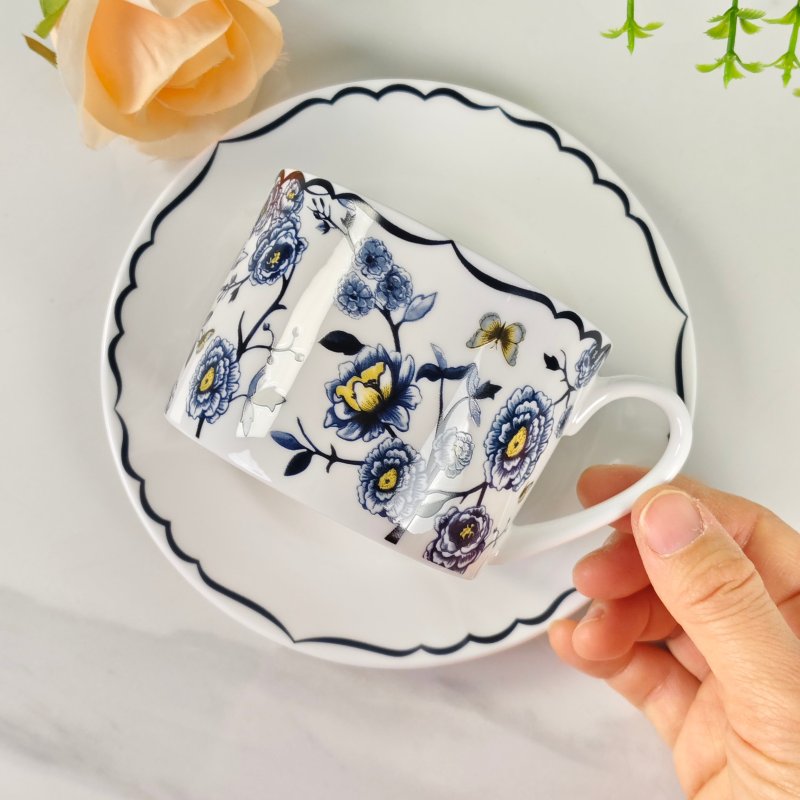 Кофейный сервиз из костяного фарфора на 2 персоны фото 8