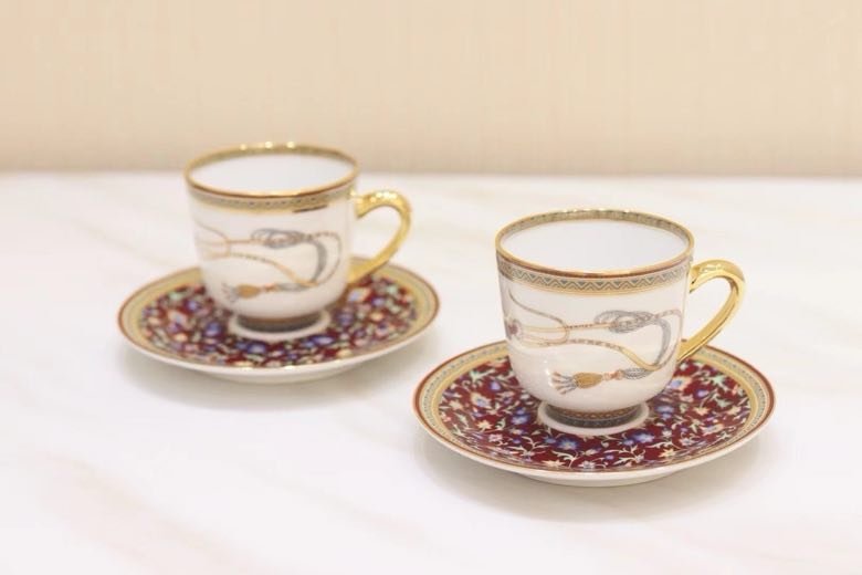 Кофейный сервиз из костяного фарфора фото 4