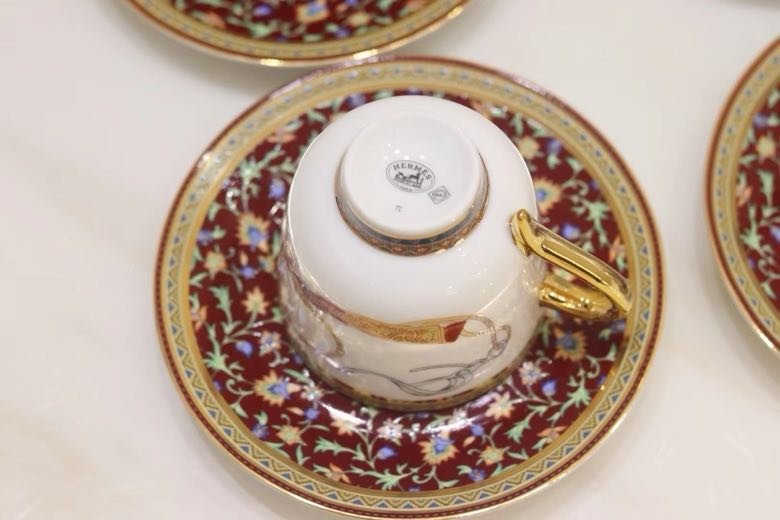 Кофейный сервиз из костяного фарфора фото 8