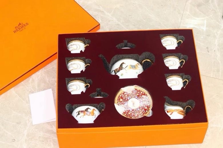 Кофейный сервиз из костяного фарфора фото 9