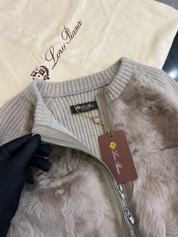 Кофта кашемировая со съемным мехом фото 8