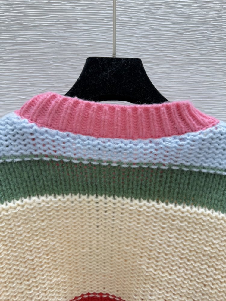 Кофта с круглым вырезом и длинными рукавами фото 4