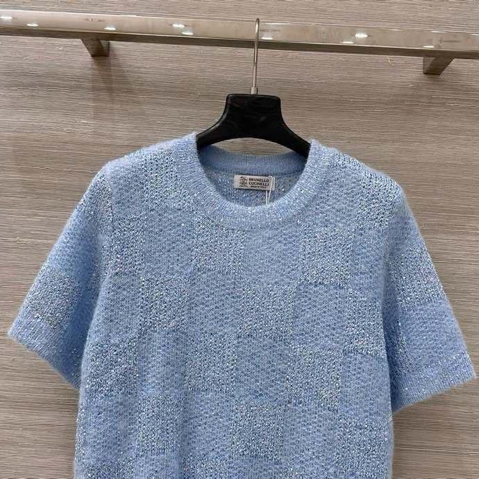 Blouse woolen blue colors фото 2