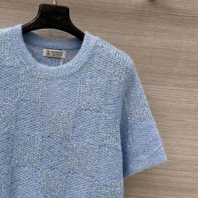 Blouse woolen blue colors фото 5