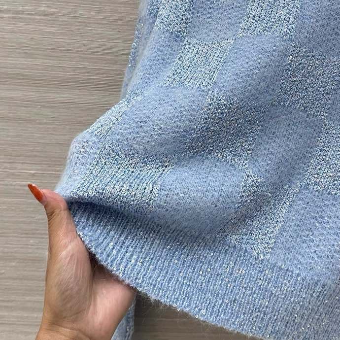 Blouse woolen blue colors фото 6