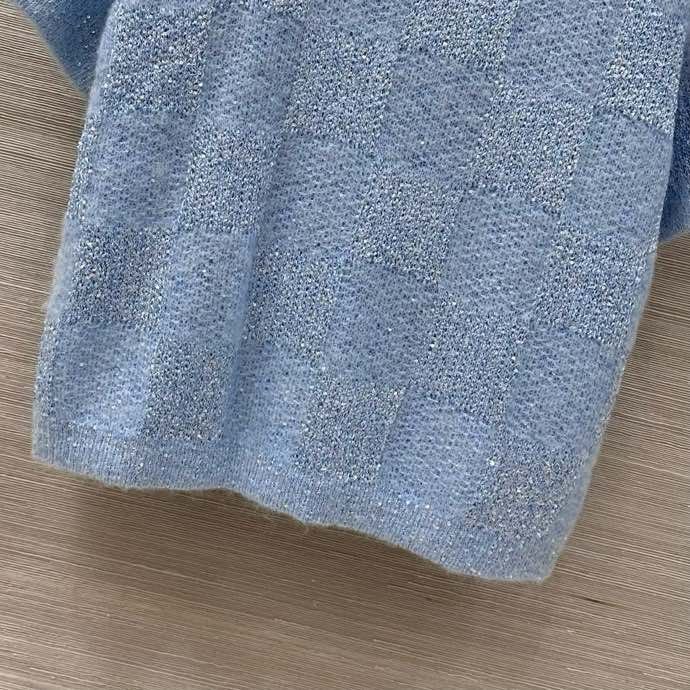 Blouse woolen blue colors фото 6