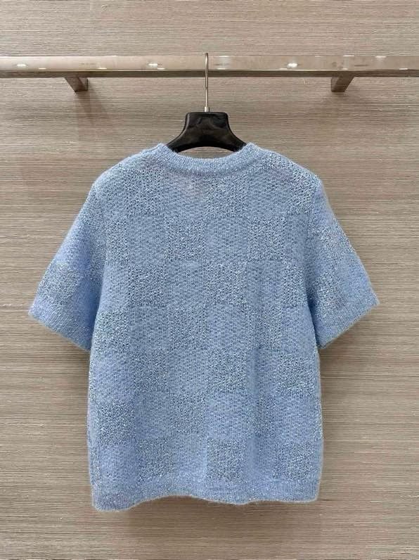 Blouse woolen blue colors фото 7