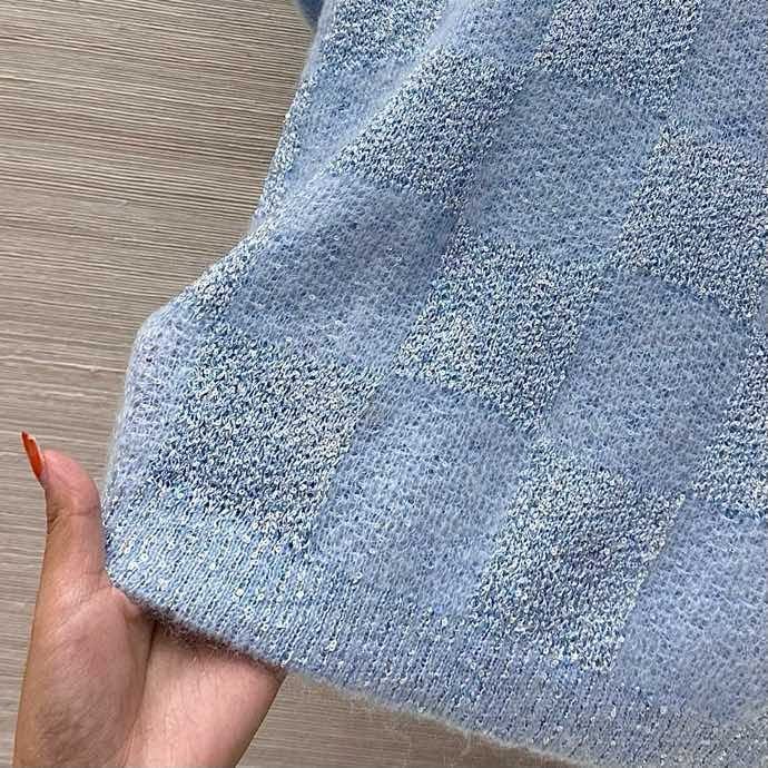 Blouse woolen blue colors фото 9