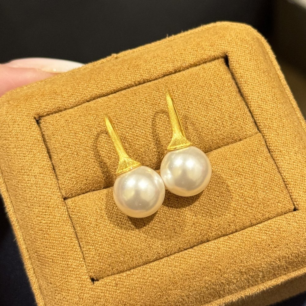 Колье и серьги гвоздики с жемчугом фото 8