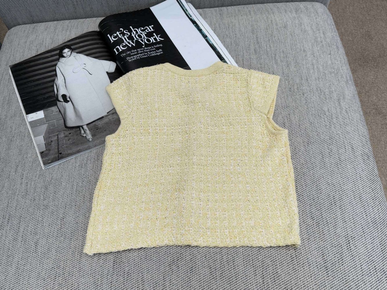 Комплект из кардигана и юбки без рукавов фото 13