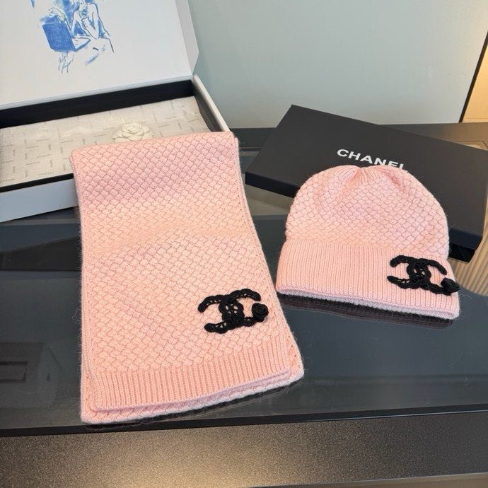 Комплект кашемировый шапка и шарф фото 6