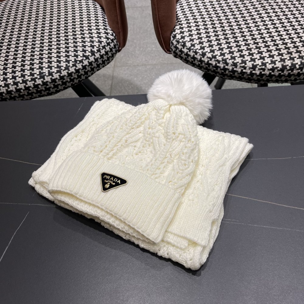 Комплект вовняні шапка і шарф фото 2