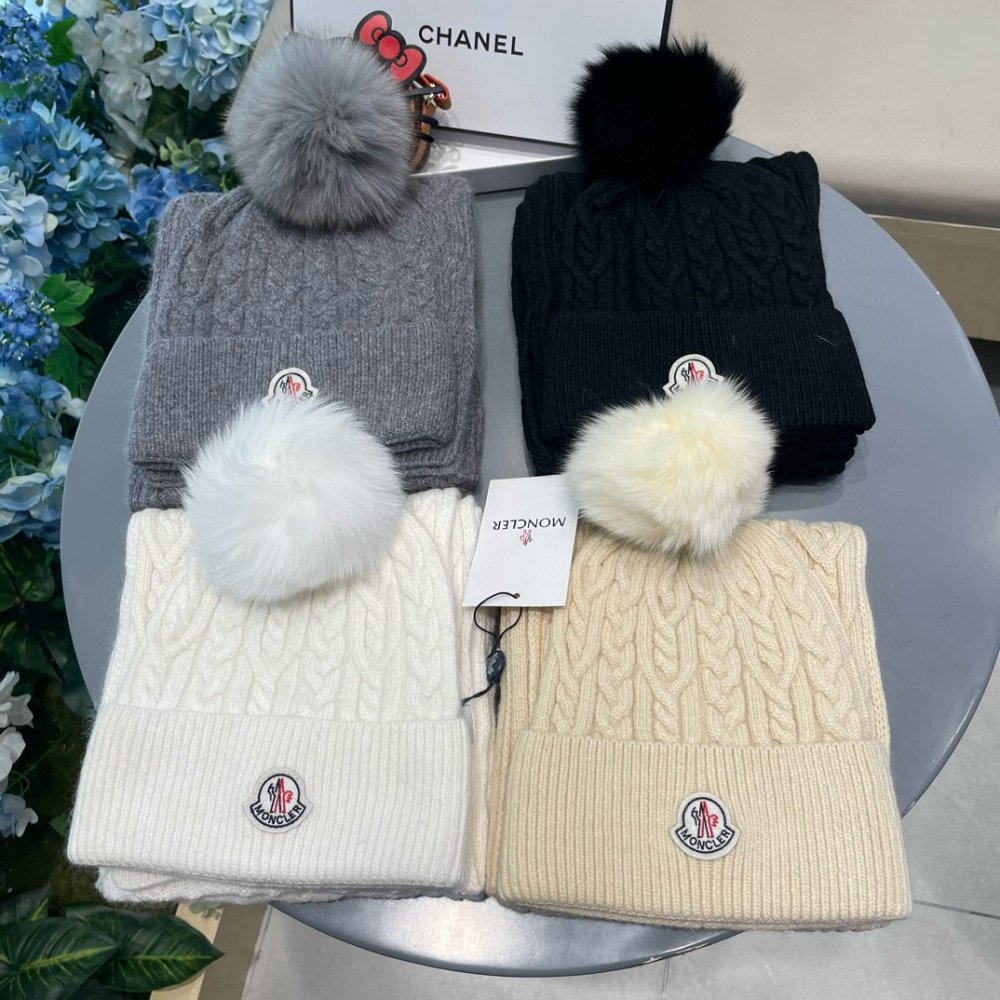 Комплект шерстяные шапка и шарф фото 5