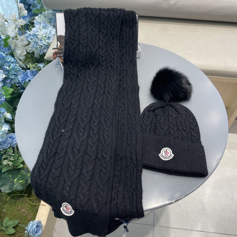 Комплект шерстяные шапка и шарф фото 7