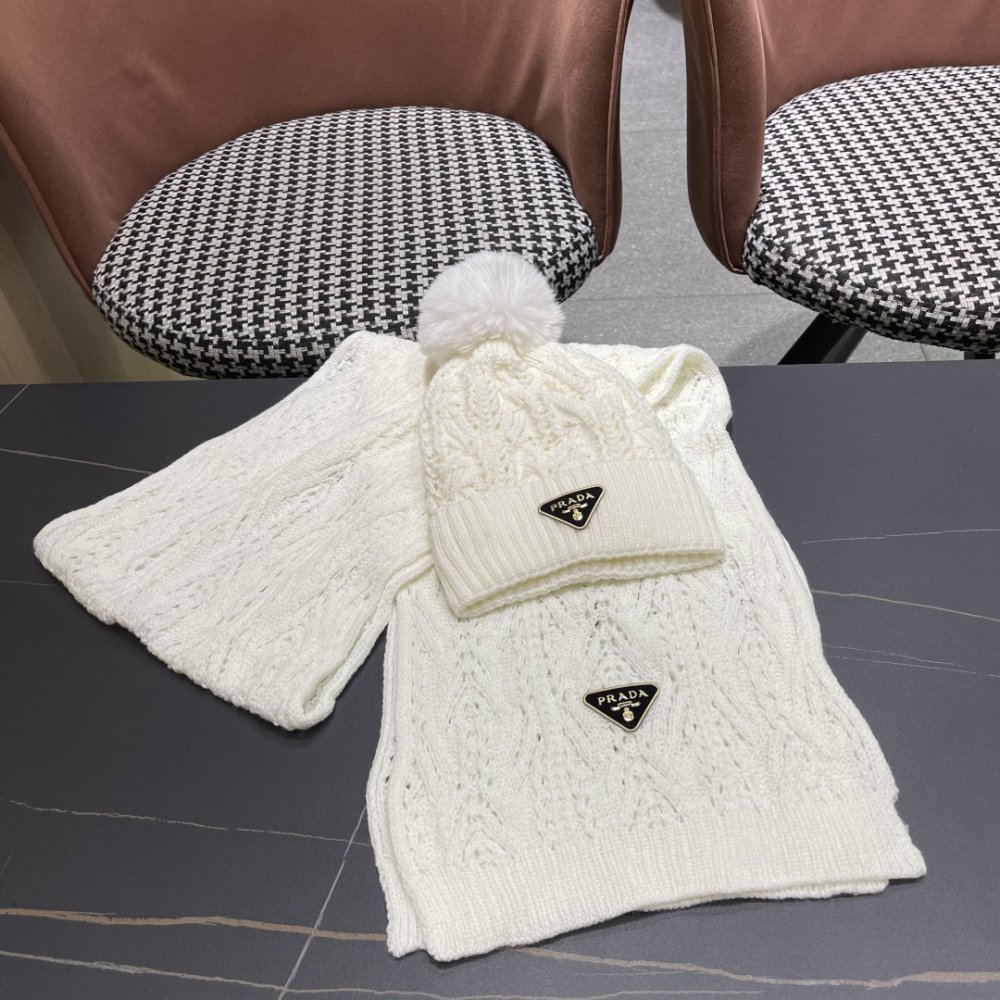 Комплект вовняні шапка і шарф фото 7