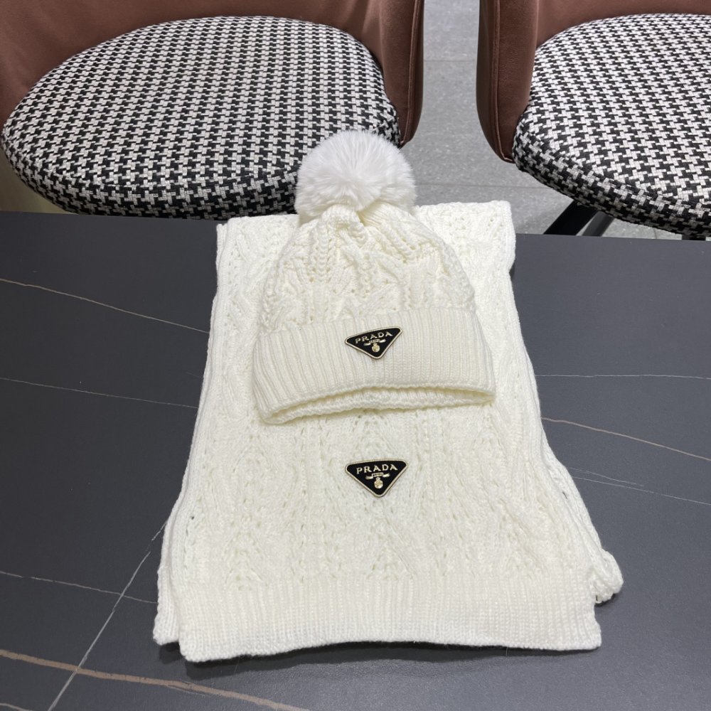 Комплект вовняні шапка і шарф фото 8