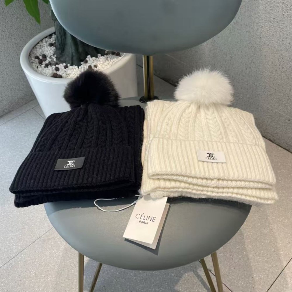 Комплект шерстяные шапка и шарф фото 8