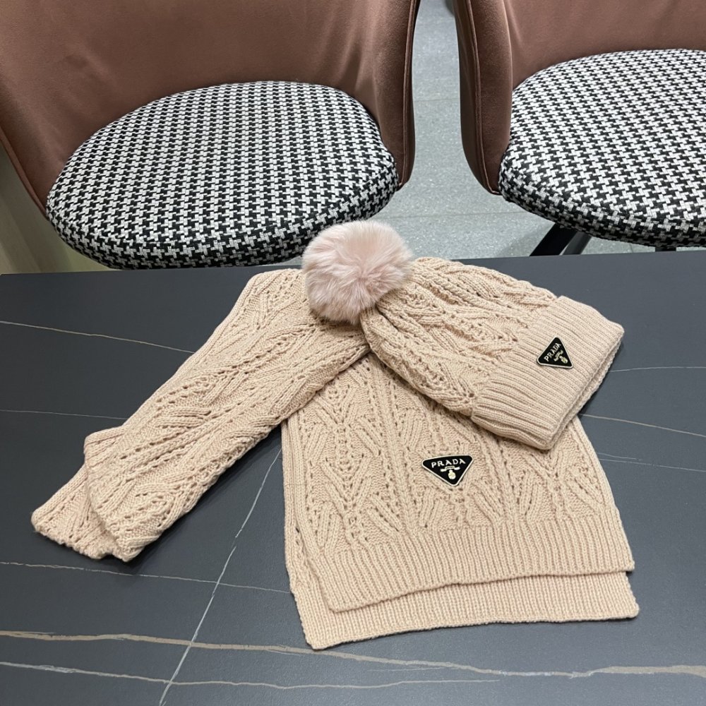 Комплект шерстяные шапка и шарф фото 9