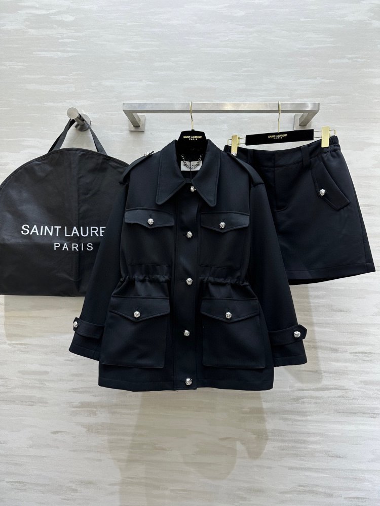 Комплект тренч и юбка