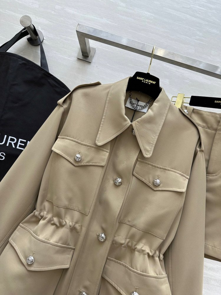 Комплект тренч и юбка фото 3