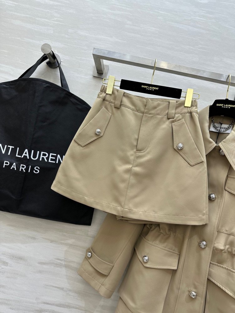 Комплект тренч и юбка фото 7