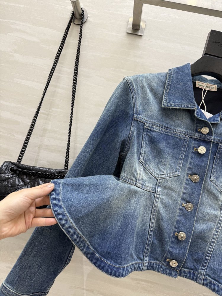 Короткая джинсовая куртка фото 2