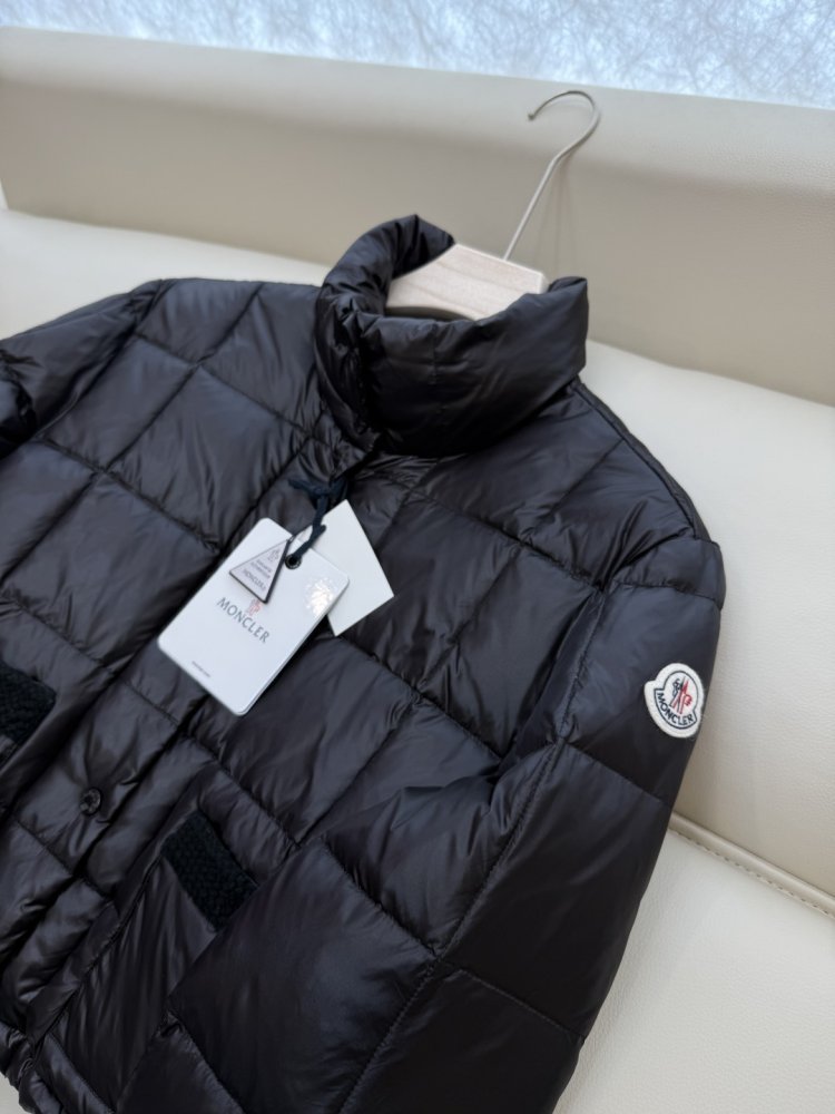 Короткая куртка пуховик с воротником стойкой фото 6