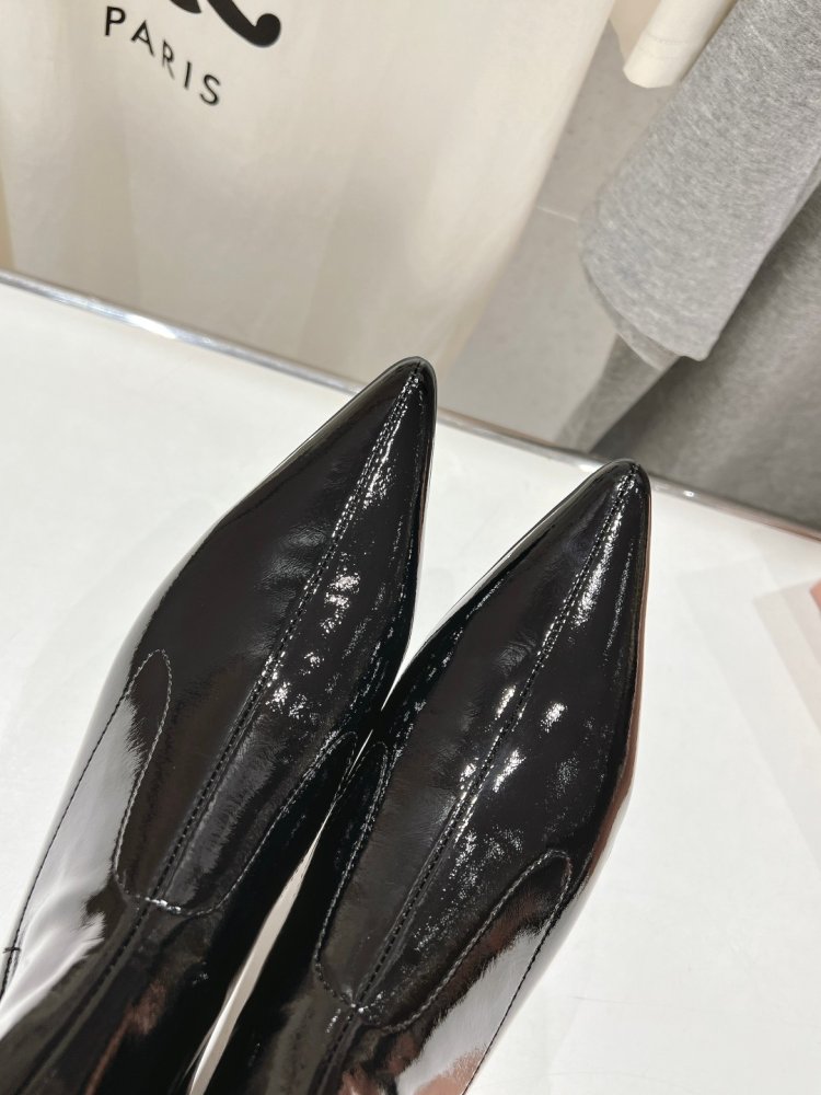 Short Pointed boots Chelsea women's фото 7