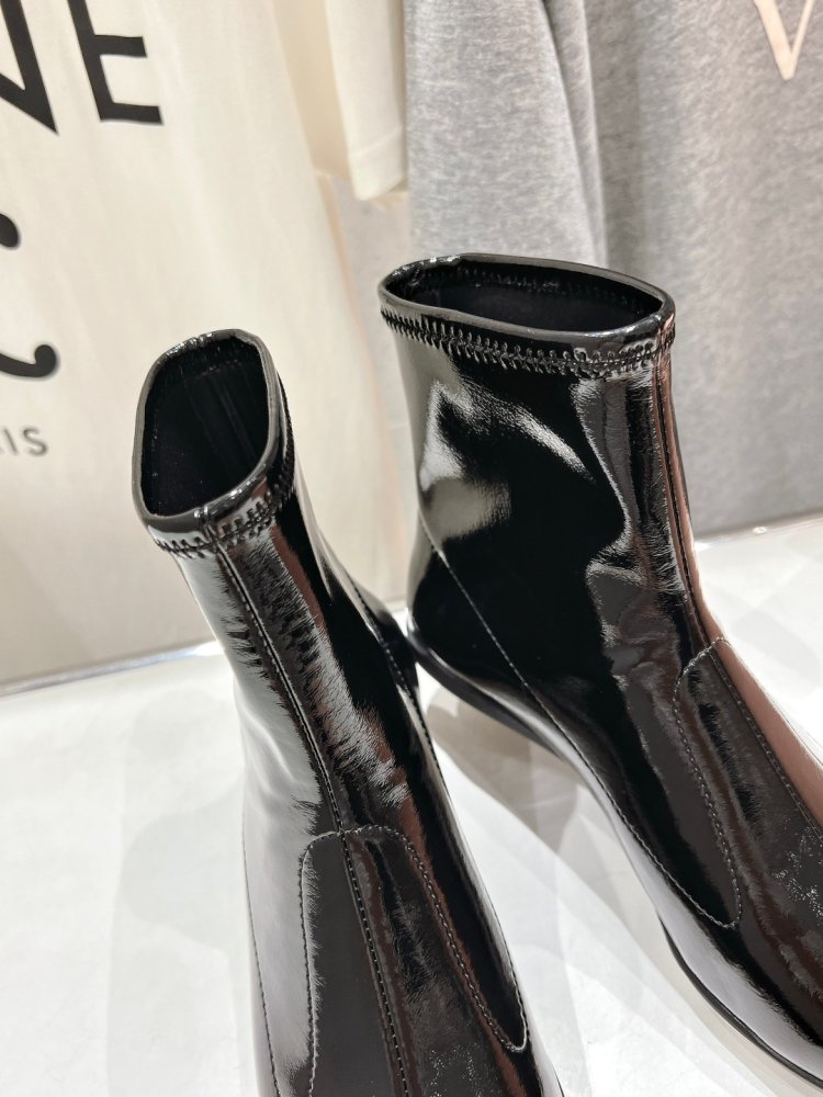 Short Pointed boots Chelsea women's фото 8