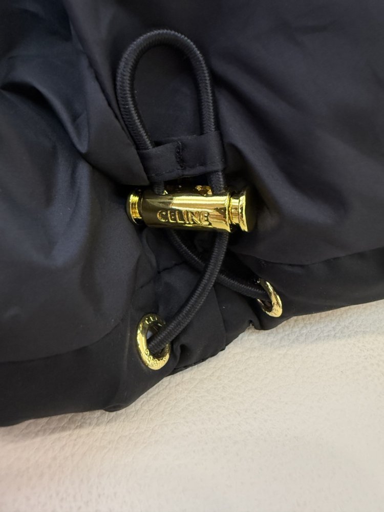 Короткий пуховик Celine з капюшоном фото 8