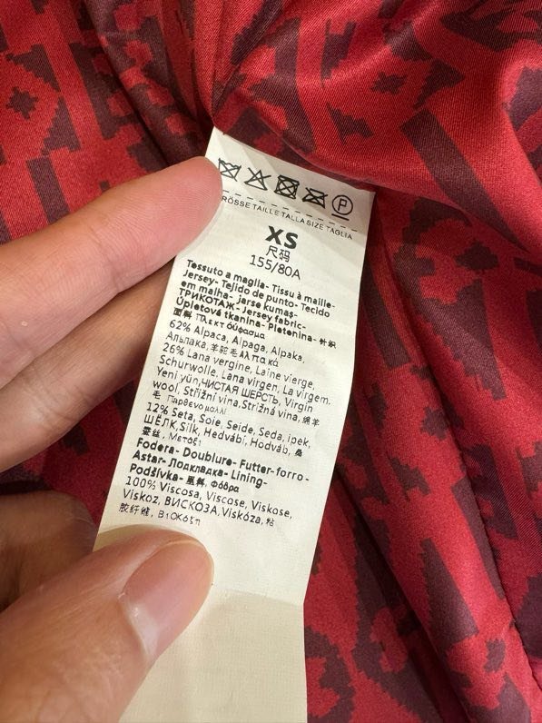 Короткое красное пальто Teddy Bear смесь шерсти альпаки фото 8