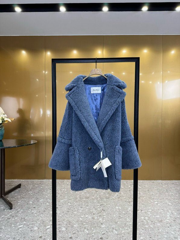 Короткое пальто Teddy Bear смесь шерсти альпаки