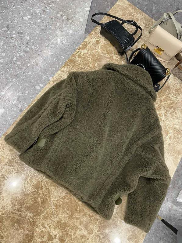 Короткий пальто Teddy Bear суміш вовни альпаки фото 3