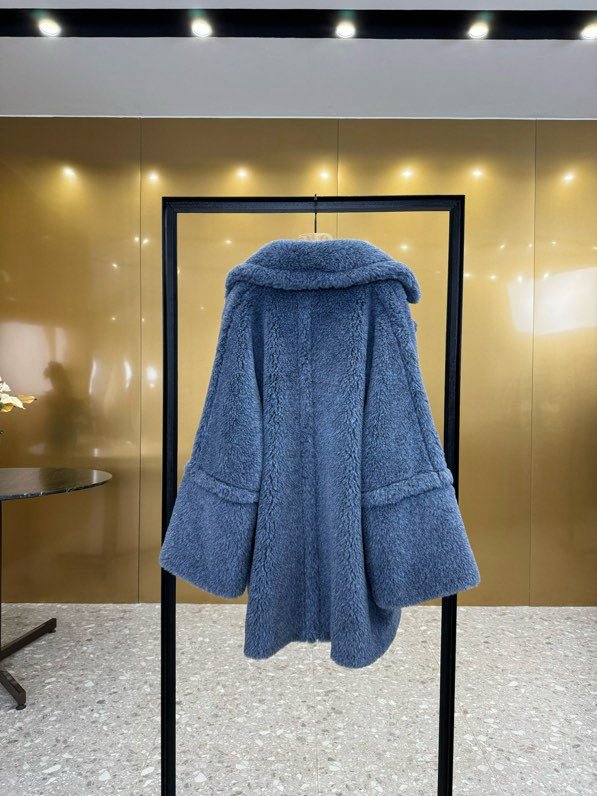 Короткое пальто Teddy Bear смесь шерсти альпаки фото 3