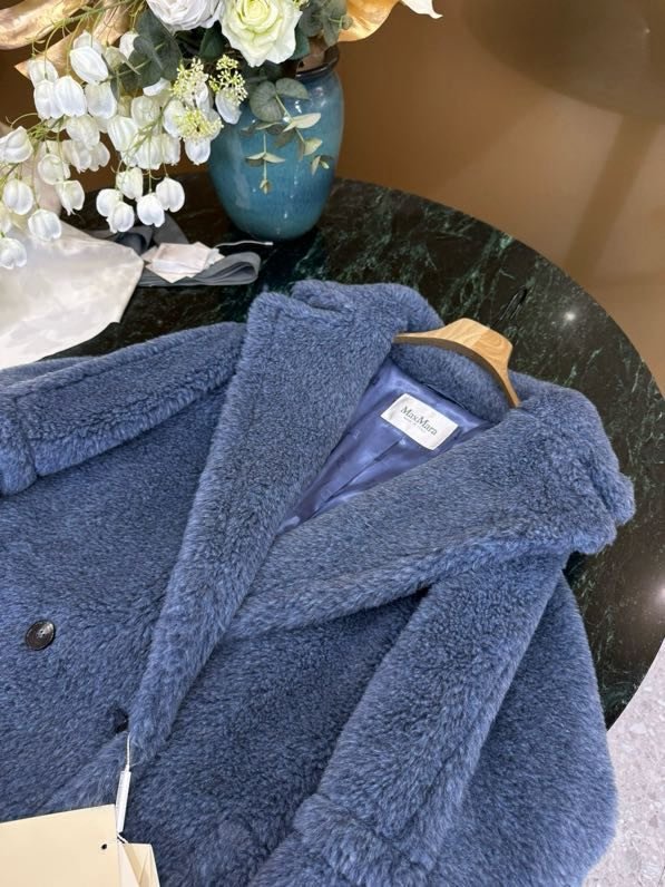 Короткое пальто Teddy Bear смесь шерсти альпаки фото 4