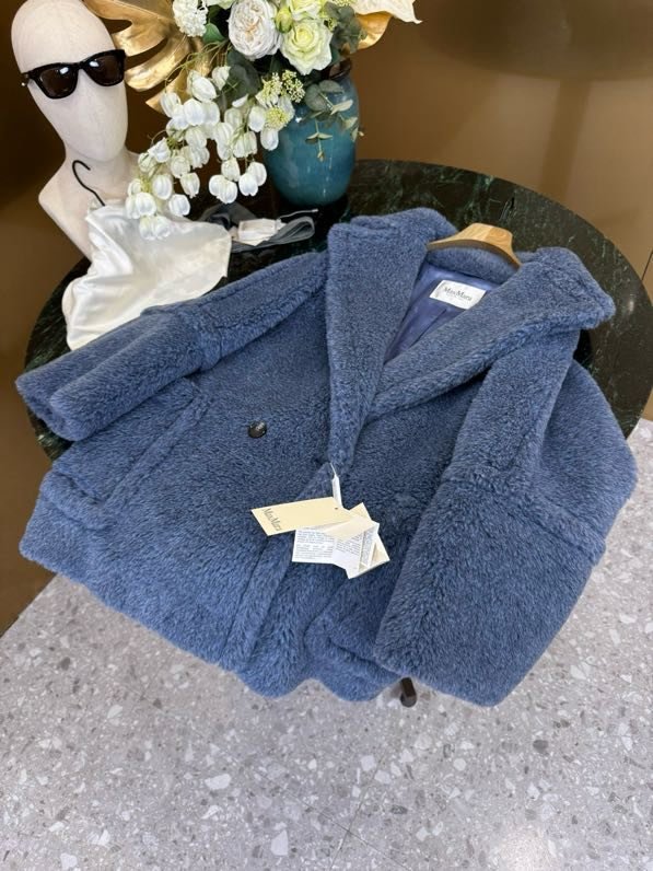 Короткое пальто Teddy Bear смесь шерсти альпаки фото 5