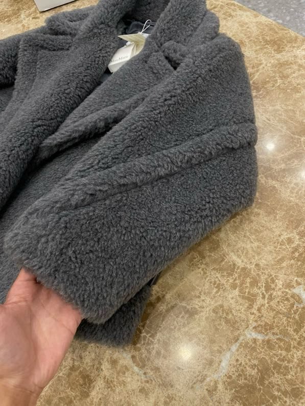 Короткое пальто Teddy Bear смесь шерсти альпаки фото 6