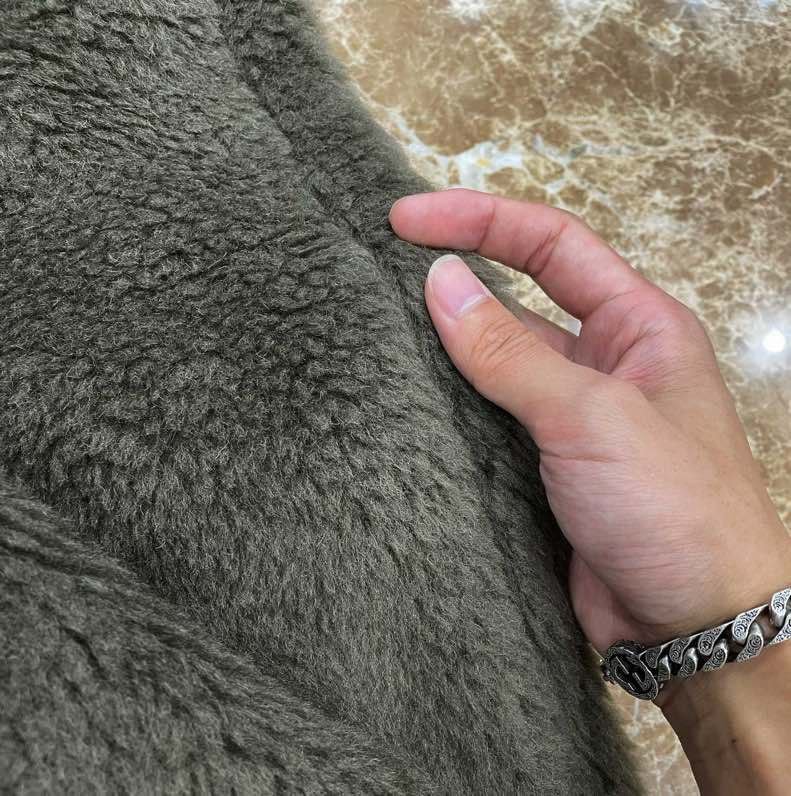 Короткий пальто Teddy Bear суміш вовни альпаки фото 9