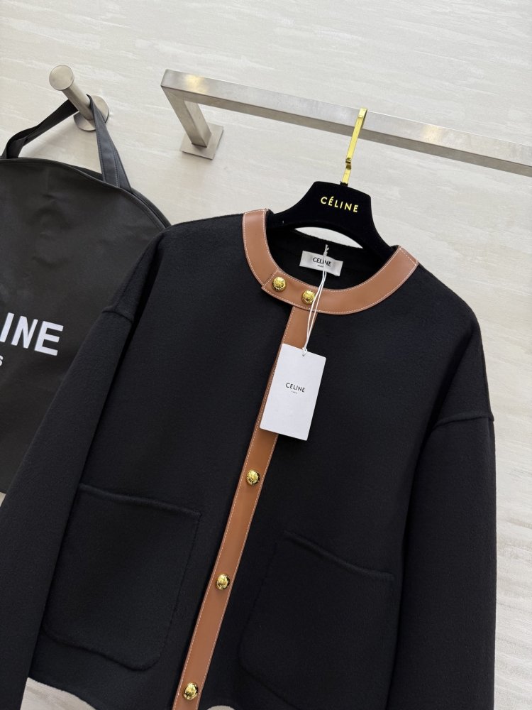 Короткий вовняне пальто фото 3