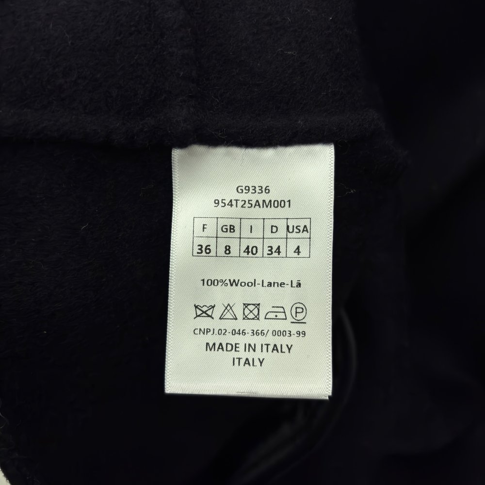 Короткий вовняне пальто фото 9