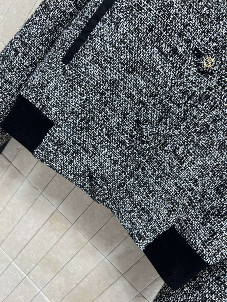 A short твидовое coat women's фото 3