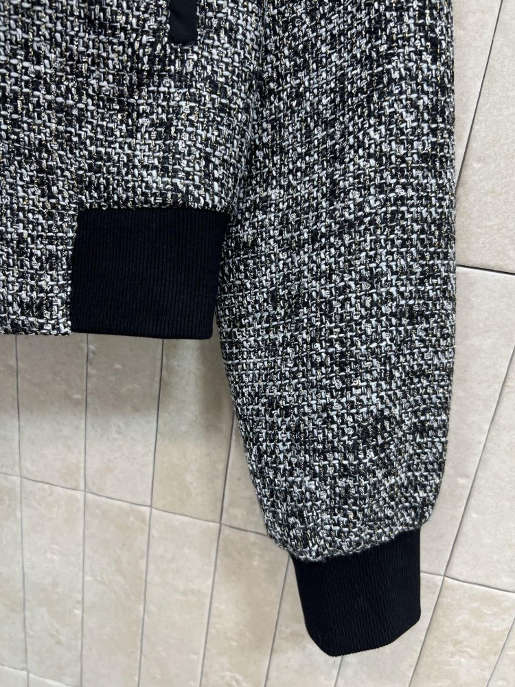 A short твидовое coat women's фото 5