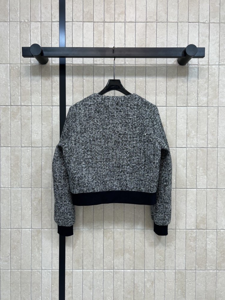 A short твидовое coat women's фото 7